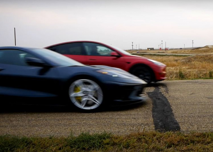 The Model Y only beats the Corvette by a bumper