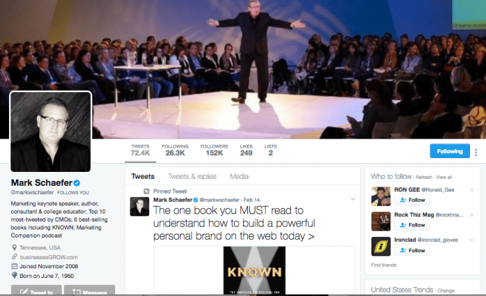 to get twitter verification, Choose a cover photo that shows you doing something important