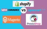 Shopify vs Magento vs Prestashop vs Woocommerce vs OpenCart