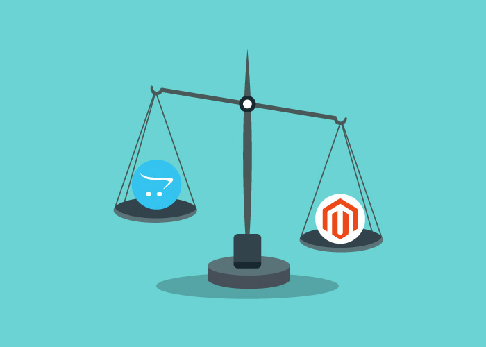 Both Magento and OpenCart are used to set up large online stores