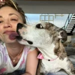 kaley cuoco dog