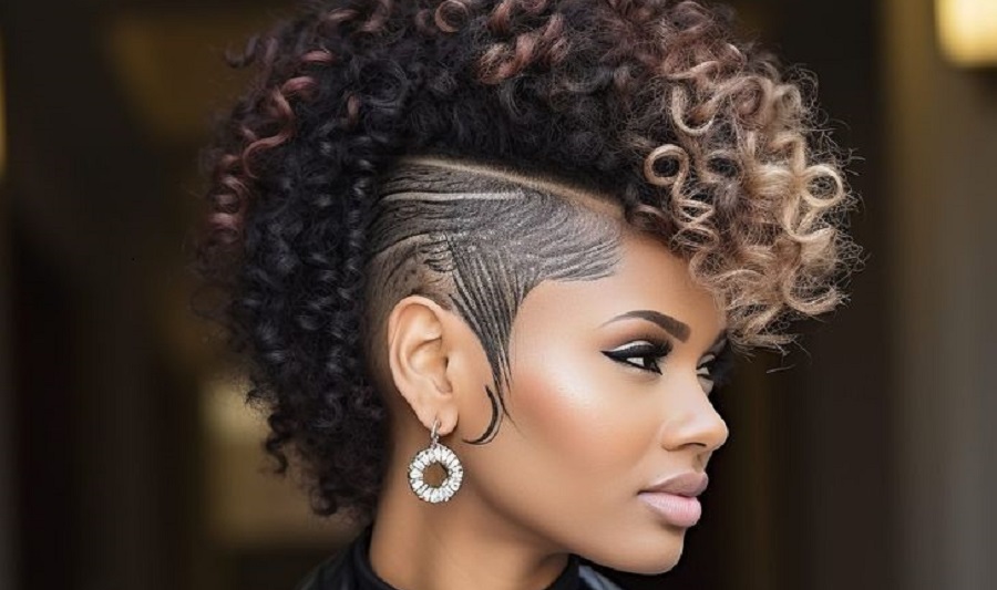 Unleash Your Style with Curly Mohawk