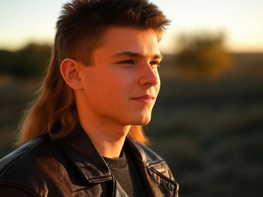 Mullet haircut