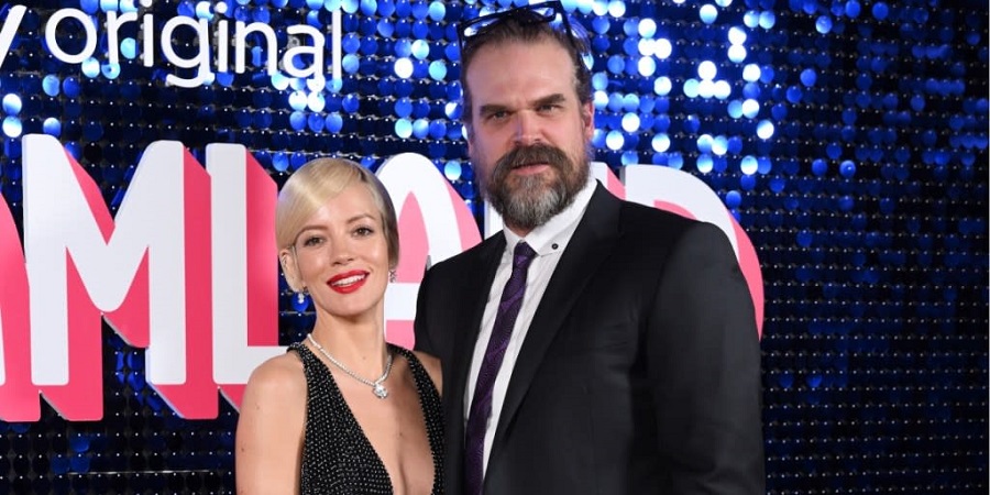 David Harbour and Lily Allen