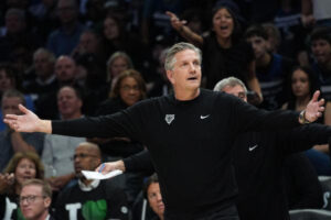 Wolves' Chris Finch calls out Tony Brothers for confronting him