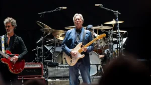eric clapton ended a concert early after being hit