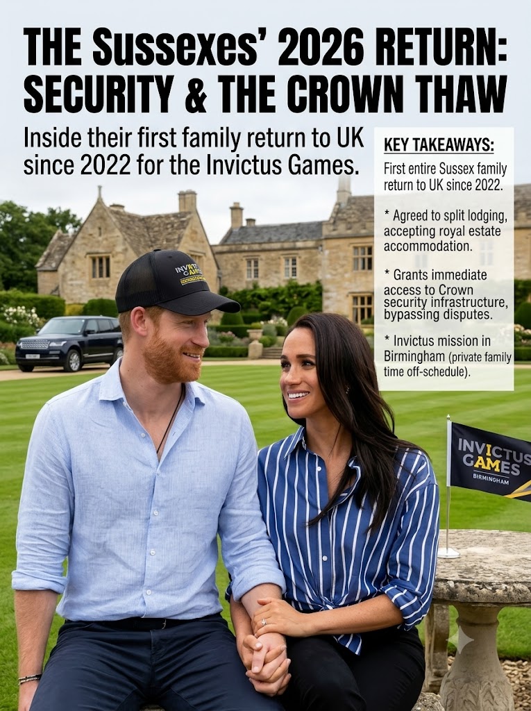harry meghan royal accommodation trip