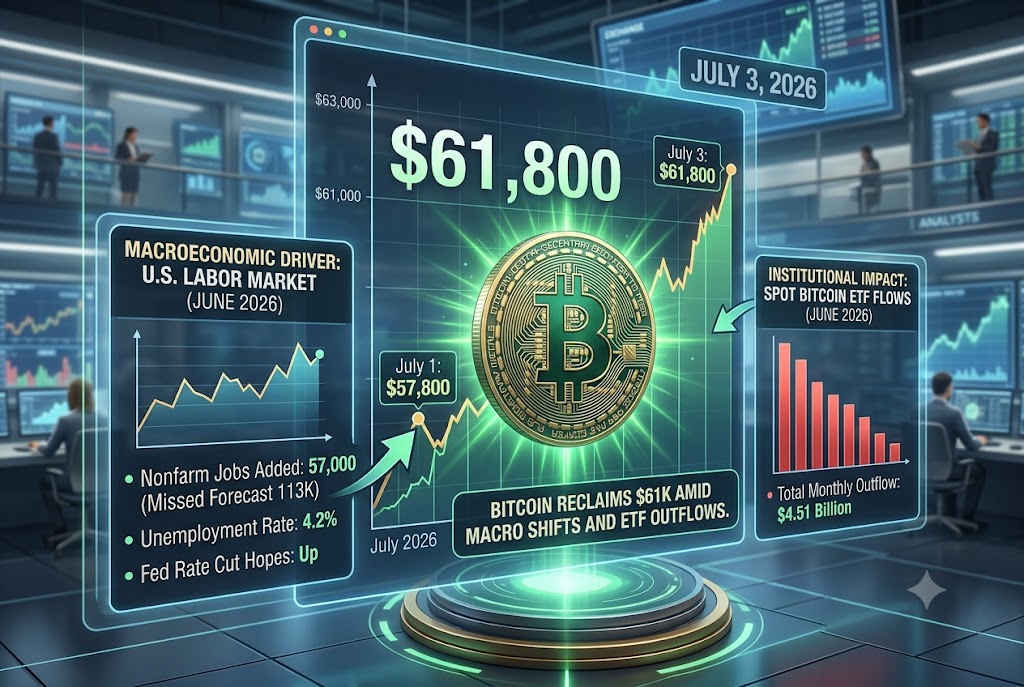 Bitcoin Price Reclaims $61K in July 2026: Macro Shifts, ETF Outflows, and What’s Next