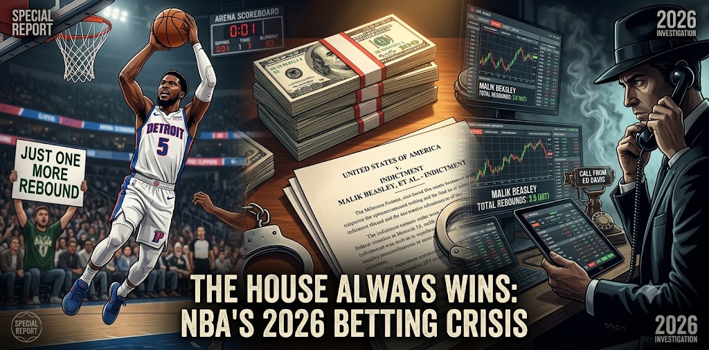 The 2026 NBA Gambling Scandal: Indictments, Fixed Games, and the League’s Betting Crisis