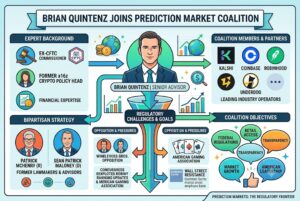 Ex-CFTC Nominee Brian Quintenz Joins Prediction Market Coalition