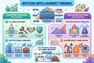 Bitcoin Steadies Below $78K: How U.S. Regulations and Macro Trends Are Shaping Crypto’s Next Move